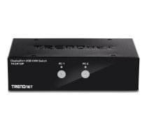 TRENDnet TK 241DP - KVM / audio / USB switch - 2 ports - TAA Compliant TK-241DP