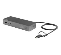 Startech USB-C & USB-A Dock, Hybrid Universal Laptop Docking Station with 100W Power Delivery, Dual Monitor 4K 60Hz HDMI & DisplayPort, 4x USB 3.1 Gen 1 Hub, Gigabit Ethernet (GbE) - Hybrid USB Type-C Dock (DK30C2DPEPUE) - docking station - USB-C - 2 x HD DK30C2DPEPUE