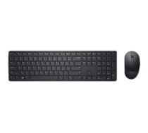 Dell Pro Keyboard and Mouse KM5221W - keyboard and mouse set - QWERTY - US International - black Input Device 580-AJRC