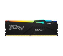 Kingston FURY Beast RGB - DDR5 - module - 16 GB - DIMM 288-pin - 6000 MHz / PC5-48000 - unbuffered (KF560C40BBA-16 Kingston)