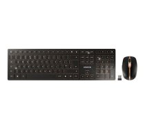 CHERRY DW 9100 SLIM - keyboard and mouse set - QWERTY - UK - black/bronze Input Device JD-9100GB-2