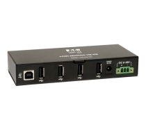 Eaton Tripp Lite series 4-Port Rugged Industrial USB 2.0 Hi-Speed Hub w 15KV ESD Immunity Metal Mountable - hub - 4 ports (U223-004-IND Tripp Lite)