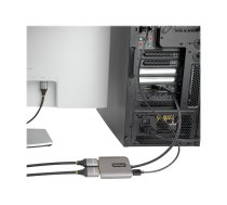 Startech DP to Dual HDMI MST HUB, Dual HDMI 4K 60Hz, DisplayPort Multi Monitor Adapter with 1ft (30cm) Cable, DP 1.4 Multi Stream Transport Hub, DSC | HBR3, DP to 2x HDMI Ports - DP to HDMI Splitter (MST14DP122HD) - adapter - DisplayPort / HDMI MST14DP122HD
