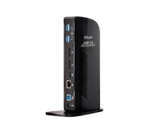 Club 3D SenseVision USB 3.0 Dual Display 4K60Hz Docking Station - docking station - USB - DP - 1GbE CSV-1460
