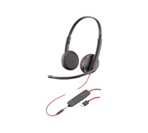 Poly Blackwire C3225 USB-C - headset - 3.5 mm jack, USB-C 209751-22