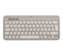 Logitech K380 Multi-Device Bluetooth Keyboard - keyboard - QWERTY - US International - sand Input Device 920-011165