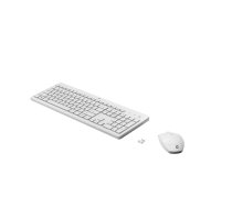 HP 230 - keyboard and mouse set - QWERTY - English - white Input Device 3L1F0AA#ABB