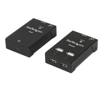Startech 4-Port USB 2.0 Extender - 165ft (50m) USB Over Cat5/Cat6 Extender - Compact USB 2.0 Over Ethernet Extender (USB2004EXTV) - USB extender - USB 2.0 USB2004EXTV