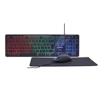 Gembird KBS-UML-01 - keyboard, mouse and mouse pad set - US Input Device KBS-UML-01