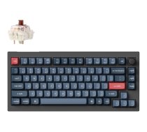 Keychron V1 Max - keyboard - QMK/VIA, custom mechanical - 75% compact - with knob - carbon black Input Device V1M-D3