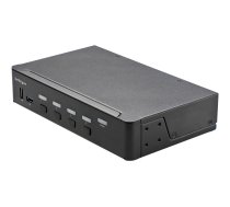 Startech 4 Port HDMI KVM Switch, Single Monitor 4K 60Hz Ultra HD HDR, Desktop HDMI 2.0 KVM Switch with 2 Port USB 3.0 Hub (5Gbps) & 4x USB 2.0 HID Ports, Audio, Hotkey Switching, TAA - KVM with Fast Switching - KVM / audio switch - 4 ports - rack-mountabl SV431HU34K6