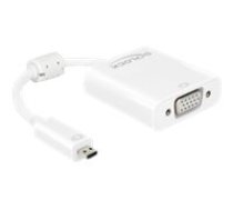 Delock Adapter HDMI Micro-D male > VGA female with Audio - VGA adapter - 17 cm 65557