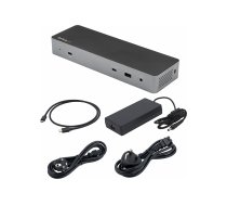 Startech Thunderbolt 3 Dock with USB-C Host Compatibility, Dual 4K 60Hz DisplayPort 1.4 or Dual HDMI 2.0 Monitors, Single 8K, TB3/USB-C Laptop Docking Station, 96W PD, 5x USB, 10Gbps - 96W Power Delivery (TB3CDK2DHUE) - docking station - USB-C 3.2 Gen 2 / TB3CDK2DHUE