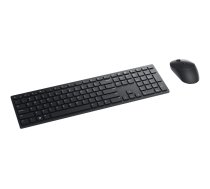 Dell Pro Keyboard and Mouse KM5221W - Retail Box - keyboard and mouse set - QWERTY - US International - black Input Device KM5221WBKR-INT