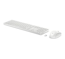 HP 655 - keyboard and mouse set - QWERTY - English - white Input Device 860P8AA#ABB
