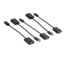 StarTech 5-Pack DisplayPort to VGA Adapter, DisplayPort 1.2 HBR2 to VGA Active Adapter, Digital DP to Analog VGA Video Converter Dongle, DisplayPort Male to VGA Female Monitor Adapter - Active DP 1.2 to VGA (DP2VGA3X5) - video adapter - DisplayPort to HD- DP2VGA3X5