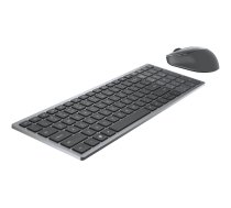 Dell Pro Plus Compact Keyboard and Mouse - KM7120W - keyboard and mouse set - QWERTY - US International - titan grey Input Device KM7120W-GY-INT
