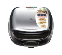 Tefal SNACK TIME 3PL SW342 - sandwich maker / waffle maker / panini maker - black / silver SW342D38