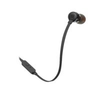 JBL T110 - earphones with mic - 3.5 mm jack JBLT110BLK