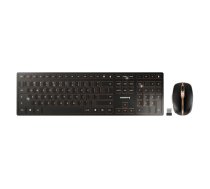CHERRY DW 9100 SLIM - keyboard and mouse set - QWERTY - US with Euro symbol - black/bronze Input Device JD-9100EU-2