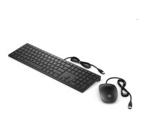 HP Pavilion 400 - keyboard and mouse set - Slovak - jet black Input Device 4CE97AA#AKR