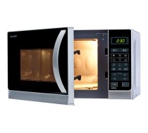 Sharp R-642(IN)W - microwave oven with grill - freestanding - silver (R642INW Sharp)