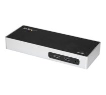 Startech USB 3.0 Docking Station, Dual Monitor Laptop Docking Station with HDMI & DVI/VGA Video, 6-port USB 3.1 Gen 1 5Gbps Hub, GbE, Audio, Universal USB Type-A Dock, Windows & Mac - Dual Display Dock (DK30ADD) - docking station - USB - DVI, HDMI - 1GbE DK30ADD