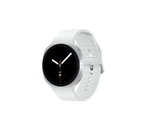 Samsung Galaxy Watch8 - silver - smart watch with sport band - white - 32 GB SM-L335FZSAEUE