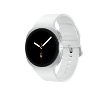 Samsung Galaxy Watch8 - silver - smart watch with sport band - white - 32 GB SM-L325FZSAEUE