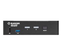 Black Box USB-C 4K KVM Switch, 2-Port - KVM switch - 2 ports - TAA Compliant KVMC4K-2P