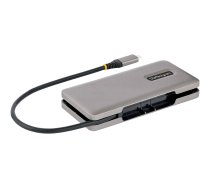 Startech 4-Port USB-C Hub, 1x USB-A and 3x USB-C Ports, USB 3.1 10Gbps, Bus Powered, USB Type C Hub with 9.8in (25cm) Wrap-Around Cable, Portable USB-C to USB-A Hub - USB Expansion Hub (HB31CM1A3CB) - hub - 4 ports HB31CM1A3CB