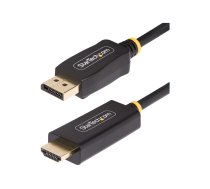 Startech 9.8ft (3m) DisplayPort to HDMI Adapter Cable, 4K 60Hz with HDR, DP to HDMI 2.0b, Active Video Converter, DisplayPort Desktop to HDMI Monitor, M/M - DisplayPort to HDMI Cord (10F-DP-HDMI-4K60-HDR) - adapter cable - DisplayPort / HDMI - 3 m 10F-DP-HDMI-4K60-HDR