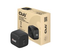 Club 3D CAC-1909 power adapter - PPS and GaN technology - 2 x USB-C - 45 watt CAC-1909EU