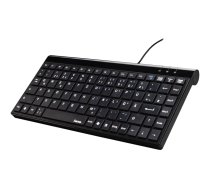 Hama Slimline Mini-Keyboard SL720 - keyboard - QWERTZ - German - black Input Device (00182667 Hama)