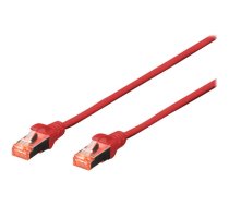 DIGITUS Professional patch cable - 50 cm - red DK-1644-005-R-10