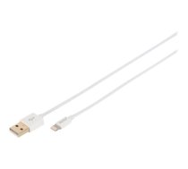 DIGITUS Lightning cable - Lightning / USB - 1 m DB-600106-010-W