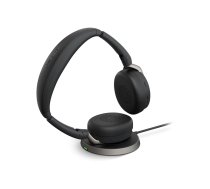 Jabra Evolve2 65 Flex UC Stereo - headset - USB-A - with wireless charging pad 26699-989-989