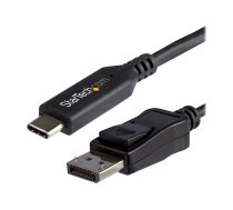 StarTech 6ft/1.8m USB C to DisplayPort 1.4 Cable, 4K/5K/8K USB Type-C to DP 1.4 Alt Mode Video Adapter Converter, HBR3/HDR/DSC, 8K 60Hz DP 1.4 Monitor Cable for USB-C and Thunderbolt 3 - 8K USB-C to DP Cable - external video adapter - black CDP2DP146B