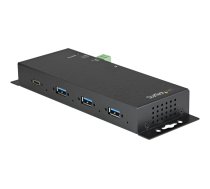 Startech 4 Port USB C Hub 10Gbps - Metal Industrial USB 3.2/3.1 Gen 2 Type-C Hub - 3A/1C - USB-C or USB-A Host - Mountable - ESD/Surge (HB31C3A1CME) - hub - 4 ports HB31C3A1CME