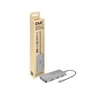 Club 3D USB Gen1 Type-C 9-in-1 hub - docking station - USB-C - VGA, HDMI - 1GbE CSV-1594