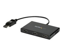 Startech 3-Port Multi Monitor Adapter, DisplayPort 1.2 to HDMI MST Hub, Triple 1080p HDMI Monitor, Video Splitter for Extended Desktop Mode on Windows PCs Only, DP to 3x HDMI MST Hub - Multi Stream Transport (MSTDP123HD) - video/audio splitter - 3 ports MSTDP123HD