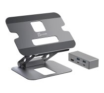 j5create JTS327 - docking station + notebook stand - USB-C / Thunderbolt 3 / Thunderbolt 4 - HDMI (JTS327-N j5create)