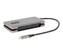 Startech 4-Port USB-C Hub, 4x USB-C Ports, USB 3.1 10Gbps, Portable USB C Hub with 100W Power Delivery Pass-Through, Portable USB Type C Hub w/ 9.8in (25cm) Wrap-Around Cable - USB Expansion Hub (HB31CM4CPD3) - hub - 4 ports HB31CM4CPD3