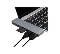 LogiLink USB-C 7-in-1 Multifunctional Hub - docking station - USB-C UA0302