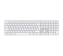 Apple Magic Keyboard with Touch ID and Numeric Keypad - keyboard - USB-C - QWERTY - International English - white keys Input Device MXK73Z/A