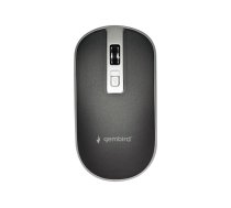 Gembird MUSW-4B-06-BS - mouse - 2.4 GHz - black-silver MUSW-4B-06-BS