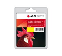 AgfaPhoto - yellow - compatible - remanufactured - ink cartridge (alternative for: Canon 0334C001, Canon CLI-571YXL) APCCLI571XLY