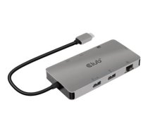 Club 3D - docking station - USB-C 3.2 Gen 1 / Thunderbolt 3 - HDMI - 1GbE CSV-1593