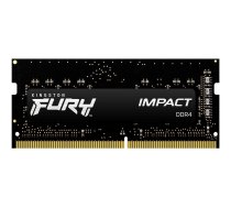 Kingston FURY Impact - DDR4 - module - 32 GB - SO-DIMM 260-pin - 3200 MHz / PC4-25600 - unbuffered (KF432S20IB/32 Kingston)