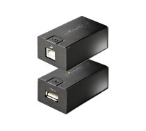Startech USB 2.0 Extender over Cat5e/Cat6 Cable (RJ45), 492ft/150m USB Over Ethernet Extender/Adapter Kit - Externally Powered USB Extender, USB to Ethernet Converter, 480 Mbps, Rugged Metal Housing (C15012-USB-EXTENDER) - USB extender - USB 2.0 - TAA Com C15012-USB-EXTENDER